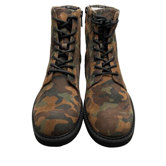 Inc International Concepts Wilder 42101 Leather Upper Camo Boots Mens 13M - Picture 1 of 10